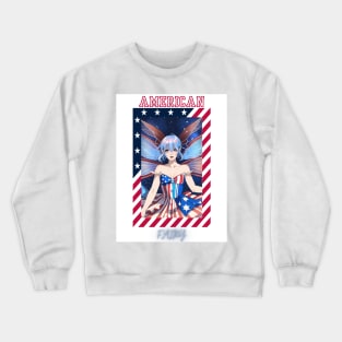 American Patriot Fairy Crewneck Sweatshirt